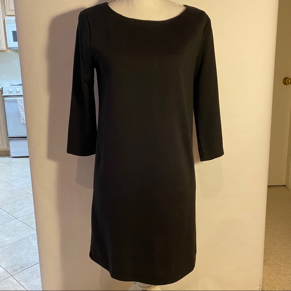 Black H&M Lomg Sleeve Scoop Neck Dress